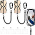 2 Pcs Phone Lanyard Strap with Carabiner – Drop-Prevention Accessory for Outdoor Activities like Ski, Hike, Bike, Fish & Climb – Compatible with Most Smartphones