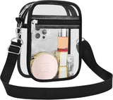 Clear Purse Stadium Transparent Messenger Bag Stadium Approved for Men and Women Clear CrossBody Bag