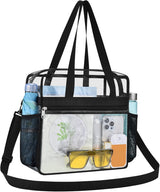 Clear Bag for Stadium Events,Transparent Bag for Work Sports Games Concerts Travel Gym