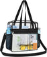 Clear Bag for Stadium Events,Transparent Bag for Work Sports Games Concerts Travel Gym
