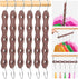 Closet Organizers and Storage,Heavy Duty Wooden Hangers Space Saving,Home Dorm Room Essentials for College Students Girls Boys,6 Pack Organization and Storage Clothes Hanger for Coat,Pants,Shirt,Scarf