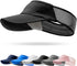 Sport Sun-Visor Hat Men Women Summer UV Protection, Lightweight Cooling Golf Running Tennis Sweat-Band Cap