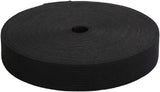 1 Inch by 20 Yard Black Heavy Stretch High Elasticity Elastic Spool Knit Elastic Bands for Sewing