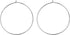 925 Sterling Silver Hoop Ear Wires Hoop Earrings Wires Earwires for Jewelry Making Earrings Making DIY (2pcs, 30mm)
