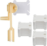 Embroidery Floss Bobbins 150pcs Embroidery Thread Holder with Winder Thread Bobbins for Floss Cross Stitch Crafting Sewing