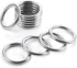 CooBigo 15pcs 1 Inch Stainless Steel Ring Buckle, Metal O Rings Buckles, Solid Welded Loop for Dreamcatcher Keyrings, Dog Collars, Macrame, Hanging Strap Slings