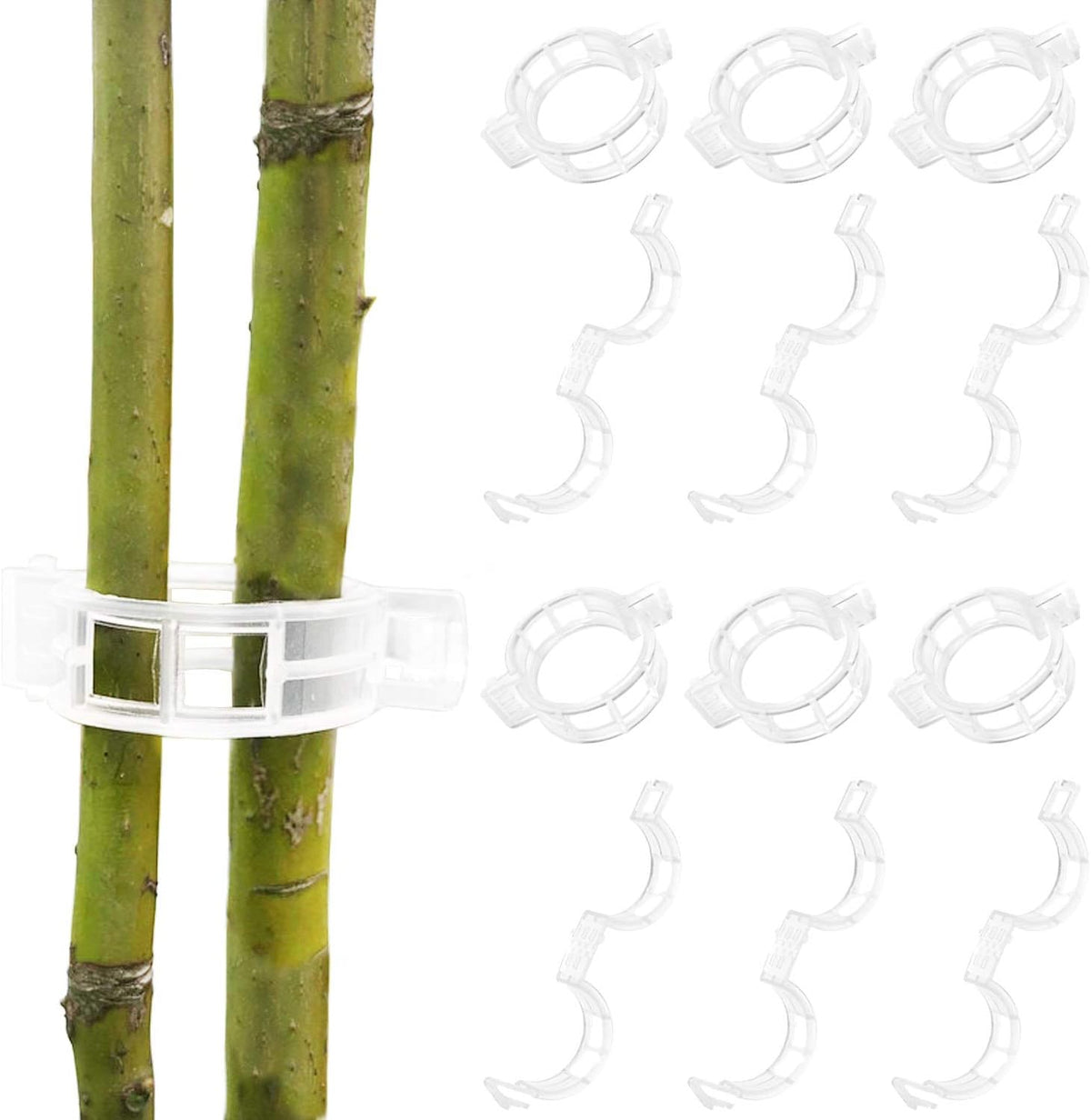 150Pcs Tomato Clips Plant Clips Garden Clips Vine Clips Tomato Trellis Clips for Tomato Vine Vegetable (150PCS)