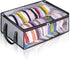 Hat Storage for Baseball Caps, Large Holds up to 40 Caps Wide Hat Organizer for Closet Snapback Holder, Grey