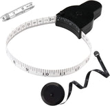 Automatic Telescopic Tape Measure, Body Measure Tape 60 inch (150cm), Self-Tightening Retractable Measuring Tape for Body Accurate Way to Track Weight Loss Mcle Gain by One Hand, 3 Piece