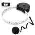 Upgraded Body Tape Measure for Weight Loss, Fitness, Bodybuilding, Mcle Gain. Lock Pin, Retractable Button, Soft Sewing Tape for Tailors, Measures Body Part Circumferences, 60Inch/150cm, 2Pcs