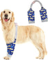 Dog Elbow Protector for Calles, Adjtable Dog Elbow Pads Leg Sleeve to Prevent Licking Biting on Joints, Breathable Dog Front Leg Brace Wound Cover for Small Medium Large Dogs