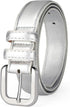Leather Belts for Women Fashion Wasit Ladies Belt for Jeans Pants Dresses with Pin Buckle