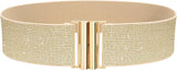 Wide Elastic Stretchy Belts for Women, Trimmer Stretch Waistband Retro Waist Belt for Dresses