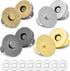 CooBigo 40 Sets Magnetic Snaps for Purse Closures 18mm Magnetic Fastener Replacement Kit Magnetic Snaps for Purses and Totes Clothing Bag DIY Craft
