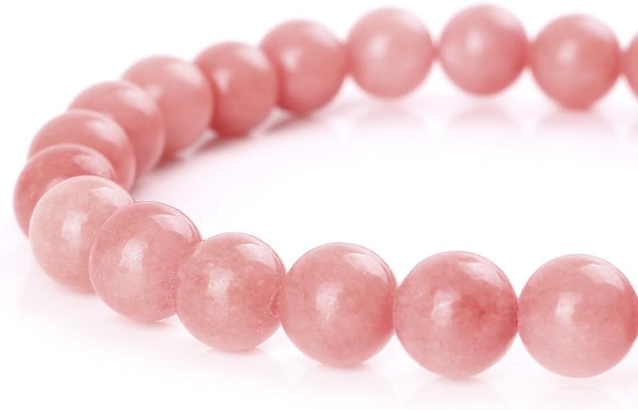 Artificial Pink Coral Gemstone Round Loose Beads for Jewlery Making Gemstome Beads Necklaces Bracelets Best Gift Idea 4MM