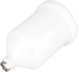 600ml Spray Paint Gun Cup Air Gravity Feed Paint Spray Auto Car Pot Threaded Connector Capacity for Spray Gun White