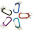 Aluminum D-Shaped Carabiner Buckle With 3 Keychian Clip Spring Carabiner Hook Snap Key Chain