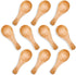 10PCS Small Wooden Spoons, 3 Inch Small Spoons for Spice Jars, Salt, Grains, Sugar, Coffee, Honey, Dessert, Tea, Mini Wooden Teaspoons for Kitchen, Ideal Gifts & Kitchen Stocking Stuffers