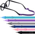 6 Pack Adjustable Kid Eyeglass Strap Eyeglass Band Sports Glasses Strap (Multi Color)