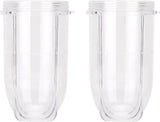 2 PCS Replacement Cups For Magic Bullet Replacement Parts 16OZ Blender Cups Jar compatible with 250W Magic Bullet MB1001 Series Juicer Mixer