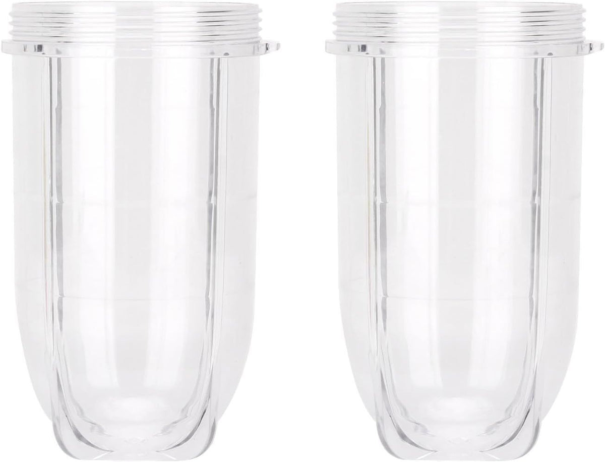 2 PCS Replacement Cups For Magic Bullet Replacement Parts 16OZ Blender Cups Jar compatible with 250W Magic Bullet MB1001 Series Juicer Mixer