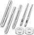 200Sets 6mm Leather Rivets + 7pcs Rivets Setting Tools for Install Leather Bag Belt Shoe Boot Hats Pet Collar Keychain Clothing