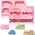 Car Silicone Soap Mold, Silicone Cake Mold, 3D Transportation Candy Mould Non-Stick Car Shape Baking Tool for Cake Cupcake Jelly Pudding Muffin Ice Cube Clay