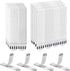 Large Picture Hanging Strips Heavy Duty,20-Pairs(40 Strips) Sticky Picture Hangers for Walls Hanging Without Nail,Damage Free No Nails Refill Adhesive Poster Frame Mounting,White