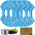 4 Pcs Stainless Steel Dog Water Bowl Filters - Activated Carbon Replacement Filters for No Spill Dog Water Bowl