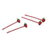 4 Pcs Cute Strawberry Hair Pins Hair Clips for Girls, Fun Headband Accessories for Kids Women Daily Wear Party (Red Strawberry)