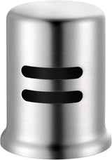 Dishwasher Air Gap Cover for Kitchen, Solid Brass Air Gap Cap with Skirted Design, Dishwasher Overflow Vent Cap Replacement Only, Brushed Nickel