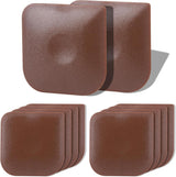 10 Pcs Pan Scrapers,Plastic Scraper Pot and Pan Cleaning Tools Brown Kitchen Scraper for Pot,Wok,Skillet,Grill