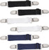 6 Pcs Adjustable Hip Elastic Belt, Elastic Band for Sewing Pant Waist Tightener Pant Elastic Belt Clip Women Men Back Cinch for Jeans Pants Dresses
