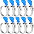 10 Pcs 1-1/2 Inch Pool Backwash Hose Clamp Adjustable Worm Gear Stainless Steel Hose Clamp Metal Pipe Tool for PVC Tubing Plumbing Dust Collection Automotive Mechanical Application