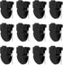 12pcs Cubicle Clips for Fabric Walls, Plastic Stainless Steel Fabric Panel Wall Clips Cubicle Hooks Cubicle Wall Accessories for Picture Note Memo Hanging
