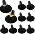 10pcs Black Velvet Ring Display Stand, Ring Holder Organizer Jewelry Storage Case Display Accessories for Vendor Home Shop Counter Showcase