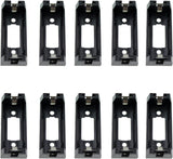 10pcs Black Battery Holder Case Box Clip for CR123 CR123A Lithium Battery