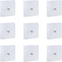 12PCS 18mm Adhesive Suction Sticker for no-Drilling Bathroom Shower Shelf, Absorbent sticker, Bathroom Shower Stand Self-adhesive