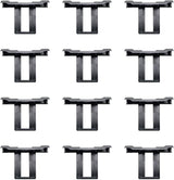 12PCS Plastic Photovoltaic Panel Drainage Clip 40mm Solar Panel Drainage Chute Dust Collector for Commercial Roof Photovoltaic Photovoltaic Carport