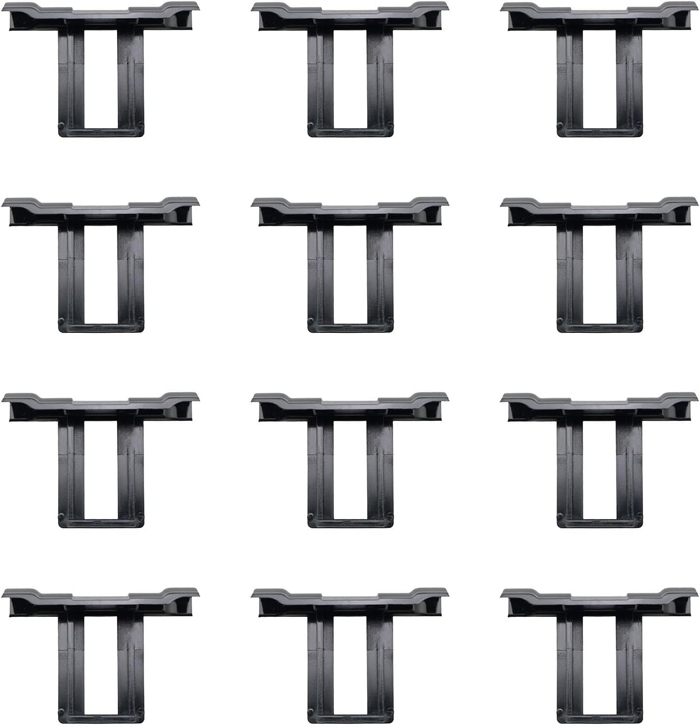 12PCS Plastic Photovoltaic Panel Drainage Clip 40mm Solar Panel Drainage Chute Dust Collector for Commercial Roof Photovoltaic Photovoltaic Carport