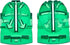 2 Pack Golf Ball Line Marker Tool Marking Putting Alignment Tool Impact Ball Liner Drawing Marker for Men and Women