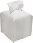 Tissue Box Cover, Square Decorative PU Leather Tissue Box Holder Modern Tissue Case Facial Paper Organizer Dispenser for Bathroom, Vanity Countertop, Night Stands, Desk 5X5X5&