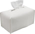 Tissue Box Cover, Modern Decorative PU Leather Rectangular Tissue Box Case Organizer Holder for Vanity Countertop, Night Stands, Livingroom, Office Desk & Car 9.5X5X5&