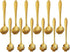 24PCS Gold Coffee Espresso Spoons, 5 Inch Stainless Steel Small Spoon for Dessert, Tea, Demitasse Stirring, Soup, Kitchen, Cafe or Bar