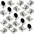 20 Pack Fridge Magnets Refrigerator Magnets, Strong Magnetic Clips Heavy Duty, Magnet Clips for Whiteboard, Magnets for Fridge Locker Office Accessories (Silver)