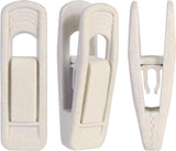 Velvet Hangers - Strong Finger Clips for Thin Pants (20pc, Beige)