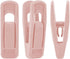 Light Pink Velvet Hangers - Strong Finger Clips for Thin Hangers, Perfect for Suits, Skirts, Pants & Baby Clothes