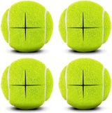 Precut Tennis Balls for Walkers, 4 PCS Heavy Duty Walker Accessories, Walker Tennis Balls Precut for Easy Installation, Universal Walker Glide Balls for Seniors, Furniture Legs & Floor Protection