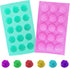 2 Pcs Rose Mold Silicone, Non-Stick Soap Molds, Reusable Heat-Resistant Flower Molds Silicone for Handmade Soap Making, Candy, Chocolate, Rose Ice Cube, Cake Decoration Jelly, Easy Release & Cleaning