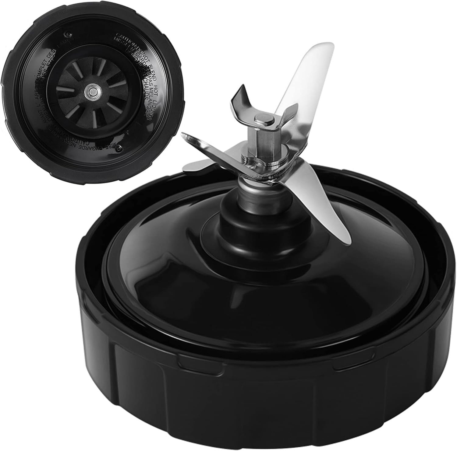 1-pack Extractor Blade Assembly 7 Fins Ninja Blender Blade Ninja Blender Replacement Parts Compatible with Ninja Blenders Auto iQ BL480 BL482 BL642 BL682 NN102